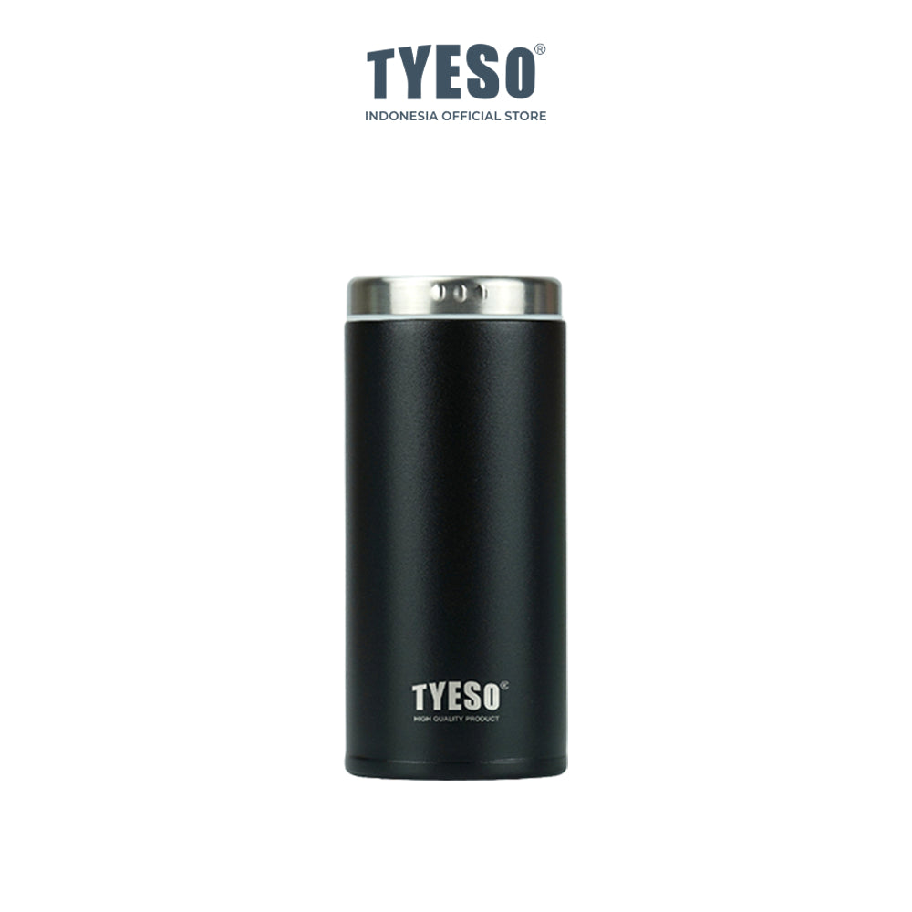 Tyeso  300 ML Flat lid thermos cup  Stainless Steel TS-8751B Double Vacuum Insulated