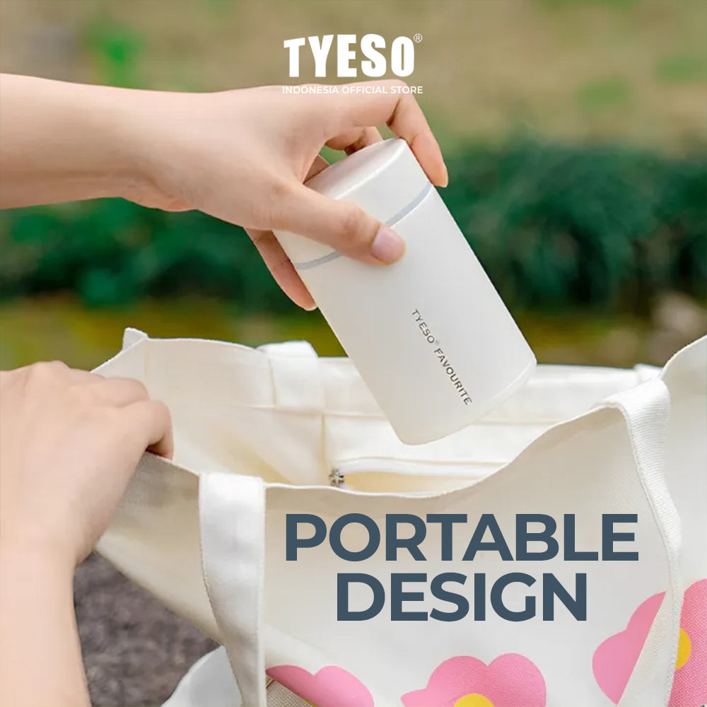 Food Jar TYESO 260ML  TS-8763A Stainless Steel -Wadah Tempat Penyimpanan Bekal Makanan Tahan Panas Dan Dingin
