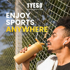 Tyeso Tumbler Botol Minum 600ml TS-8770C Stainless Steel Anti Tumpah Double Vacuum Insulated Sports
