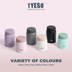 [Stainless Steel 316] Tyeso Wadah Bekal Makan Premium Anti Tumpah 280ml SUS316 TS-01042 Tahan Panas Dingin Kotak Makan Anak Kantor Estetik