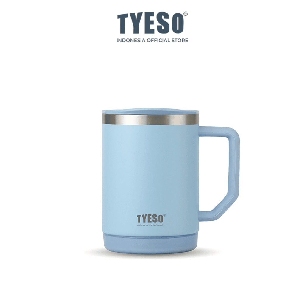 Tyeso CASK 530ml 2.0 Mug Kantor Stainless Steel Vacuum Insulated TS-02701 Tumbler Gagang Anti Panas