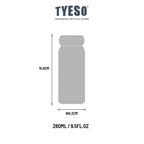 Tyeso Tumbler Mini 280ml Orbit Loop TS-01-02807 Botol Minum Stainless Steel Anti Bocor Tahan Panas Dingin Handle Lipat BPA Free