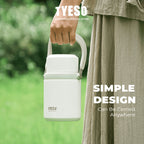 Tyeso Tavo Food Jar 710ml TS-02601 Wadah Makanan Vacuum Stainless SUS316 Panas Dingin Anti Bocor Gagang Lipat