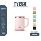 Tyeso CASK 530ml 2.0 Mug Kantor Stainless Steel Vacuum Insulated TS-02701 Tumbler Gagang Anti Panas