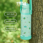 Tyeso TS-01-02805 Wonderland Vacum Insulated Kidz Bottle 600ml Stainless Steel BPA FREE 20 Oz
