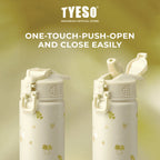 TYESO Botol Minum Wander 750ml 25oz TS -8771C Wildwood Petals - Stainless Steel 304 Double Wall Vacuum Leakproof BPA Free