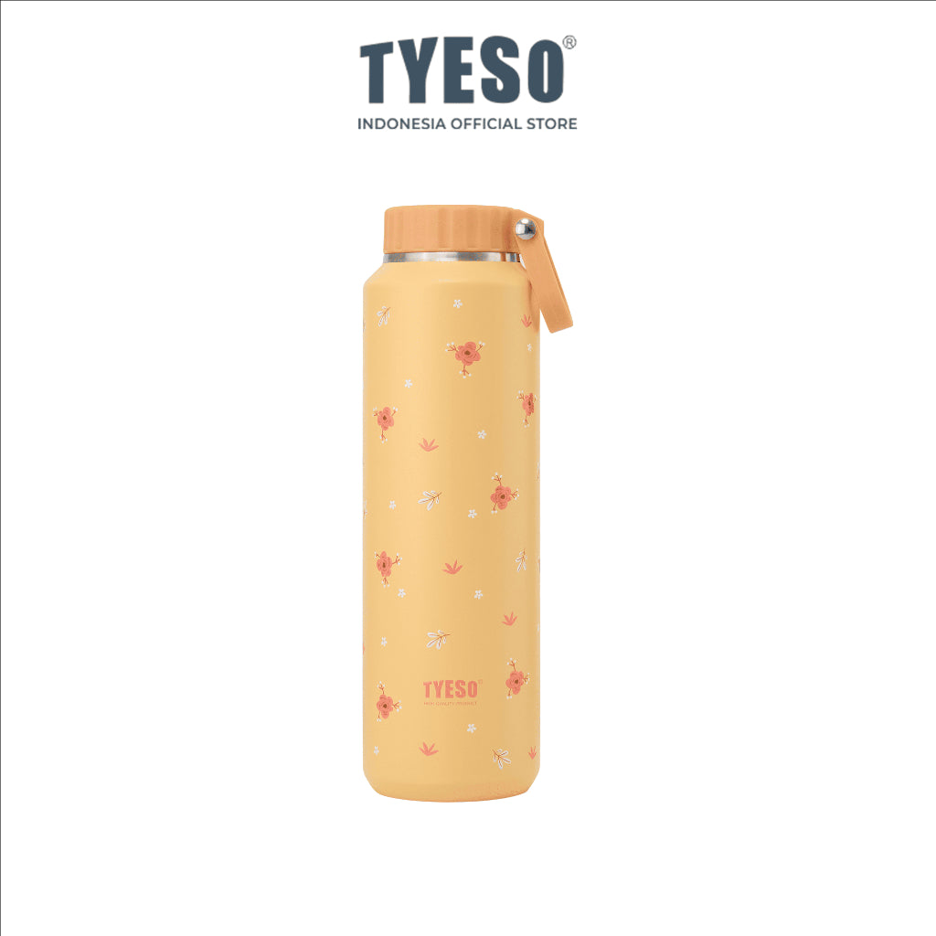 TYESO Botol Minum Mesa 710ml 24oz TS-8756C Wildwood Petals - Stainless Steel 304 Double Wall Vacuum Leakproof BPA Free