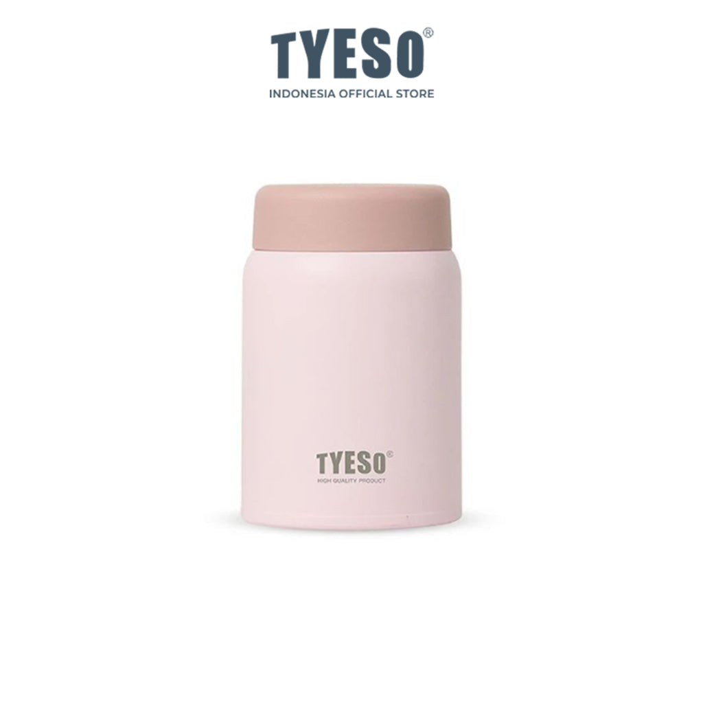 [Stainless Steel 316] Tyeso Wadah Bekal Makan Premium Anti Tumpah 280ml SUS316 TS-01042 Tahan Panas Dingin Kotak Makan Anak Kantor Estetik