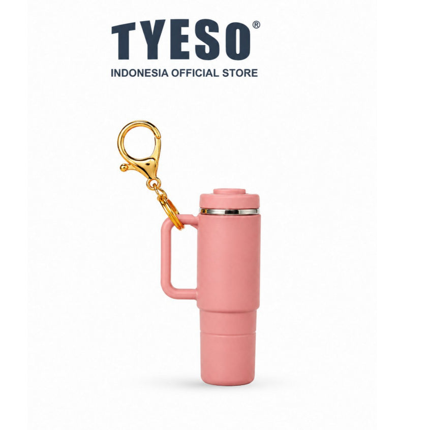 [ HANYA AKSESORIS ]Tyeso Keychain TS-8191 Mini Aura Tumbler  - Gantungan Kunci Botol Minum Mini Lucu