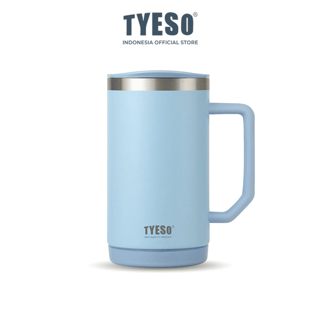 Tyeso CASK 710ml 2.0 Mug Kantor Stainless Steel Vacuum Insulated TS-02702 Tumbler Gagang Anti Panas