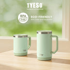 Tyeso CASK 530ml 2.0 Mug Kantor Stainless Steel Vacuum Insulated TS-02701 Tumbler Gagang Anti Panas