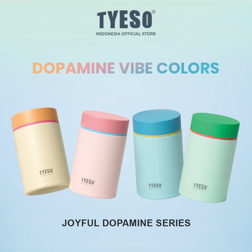 [SUS 316] Tyeso Food Jar Termos Nasi Sup Bubur Mini 200ML TS-01038 Bekal Makan Tahan Panas Dingin 12 Jam BPA Free