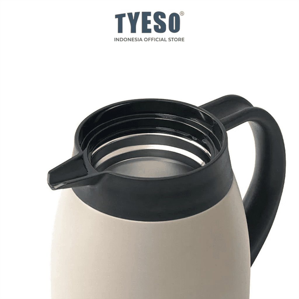 Tyeso TS-0102504 Haven home Vacuum Insulated Pot 2500ml Stainless Steel BPA FREE 85 Oz