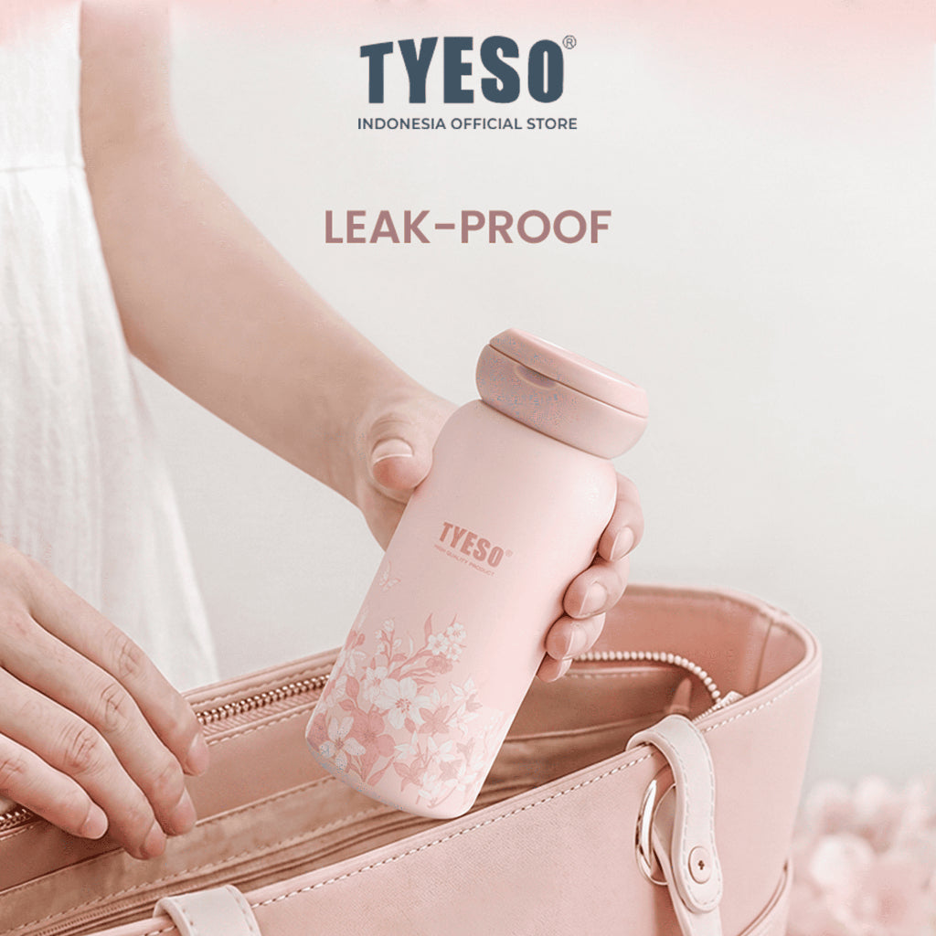 Tyeso Tumbler Mini 280ml Orbit Loop TS-01-02807 Botol Minum Stainless Steel Anti Bocor Tahan Panas Dingin Handle Lipat BPA Free