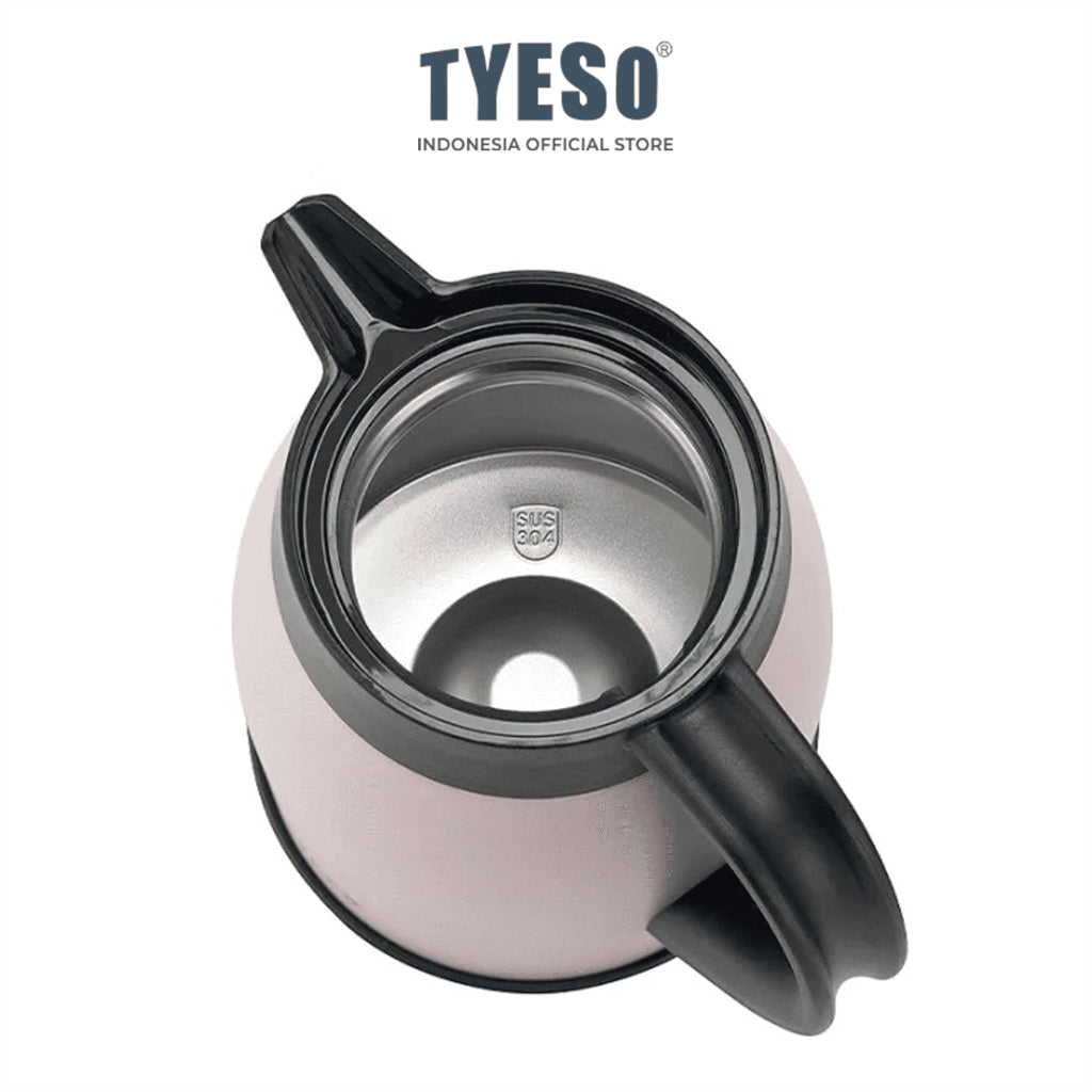 Tyeso TS-0102502 Haven home Vacuum Insulated Pot 1500ml Stainless Steel BPA FREE 51 Oz