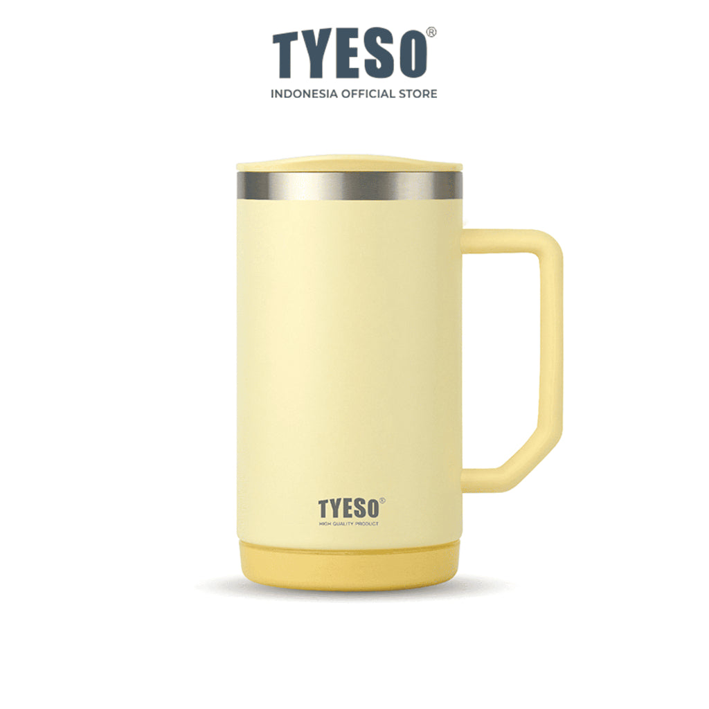 Tyeso CASK 710ml 2.0 Mug Kantor Stainless Steel Vacuum Insulated TS-02702 Tumbler Gagang Anti Panas