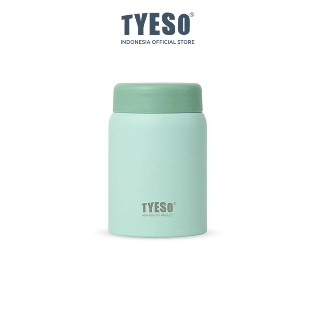 [Stainless Steel 316] Tyeso Wadah Bekal Makan Premium Anti Tumpah 220ml SUS316 TS-01041 Tahan Panas Dingin Kotak Makan Anak Kantor Estetik