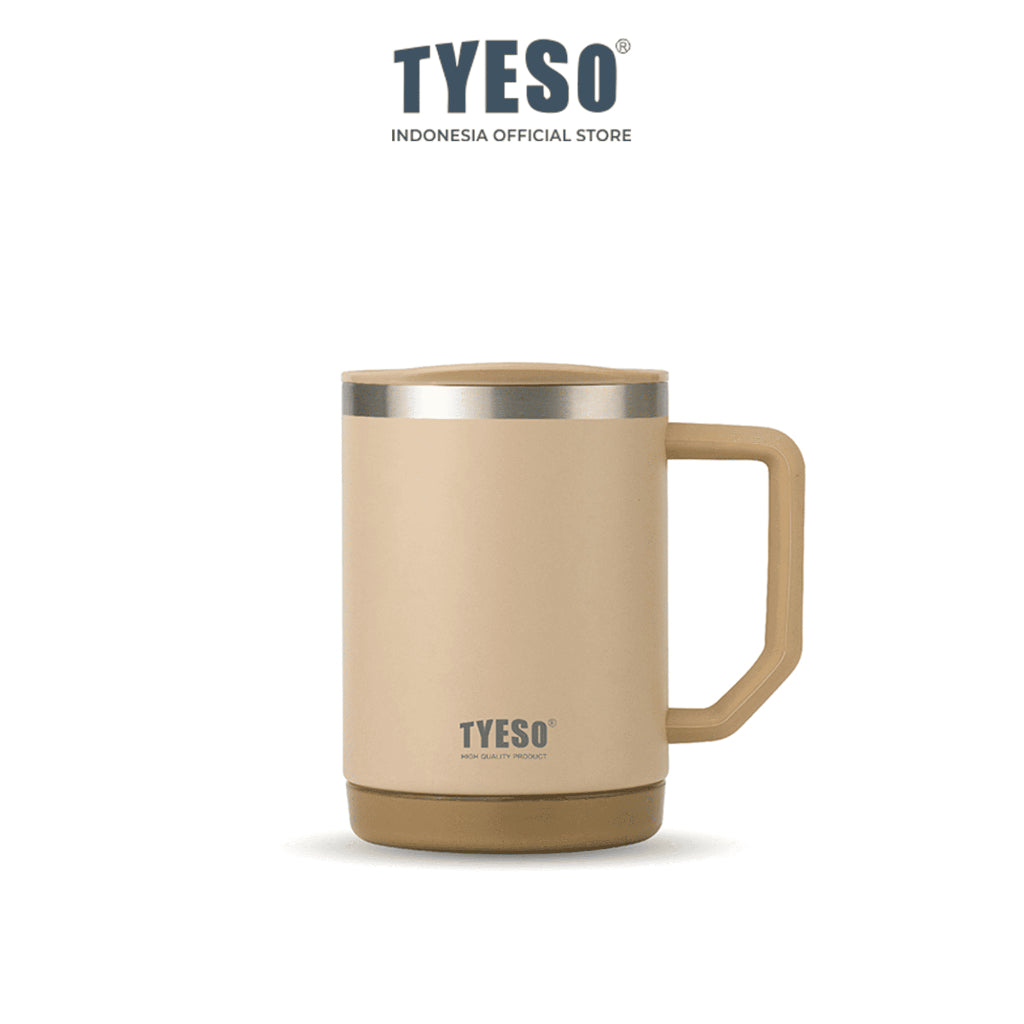 Tyeso CASK 530ml 2.0 Mug Kantor Stainless Steel Vacuum Insulated TS-02701 Tumbler Gagang Anti Panas