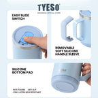 Tyeso CASK 530ml 2.0 Mug Kantor Stainless Steel Vacuum Insulated TS-02701 Tumbler Gagang Anti Panas