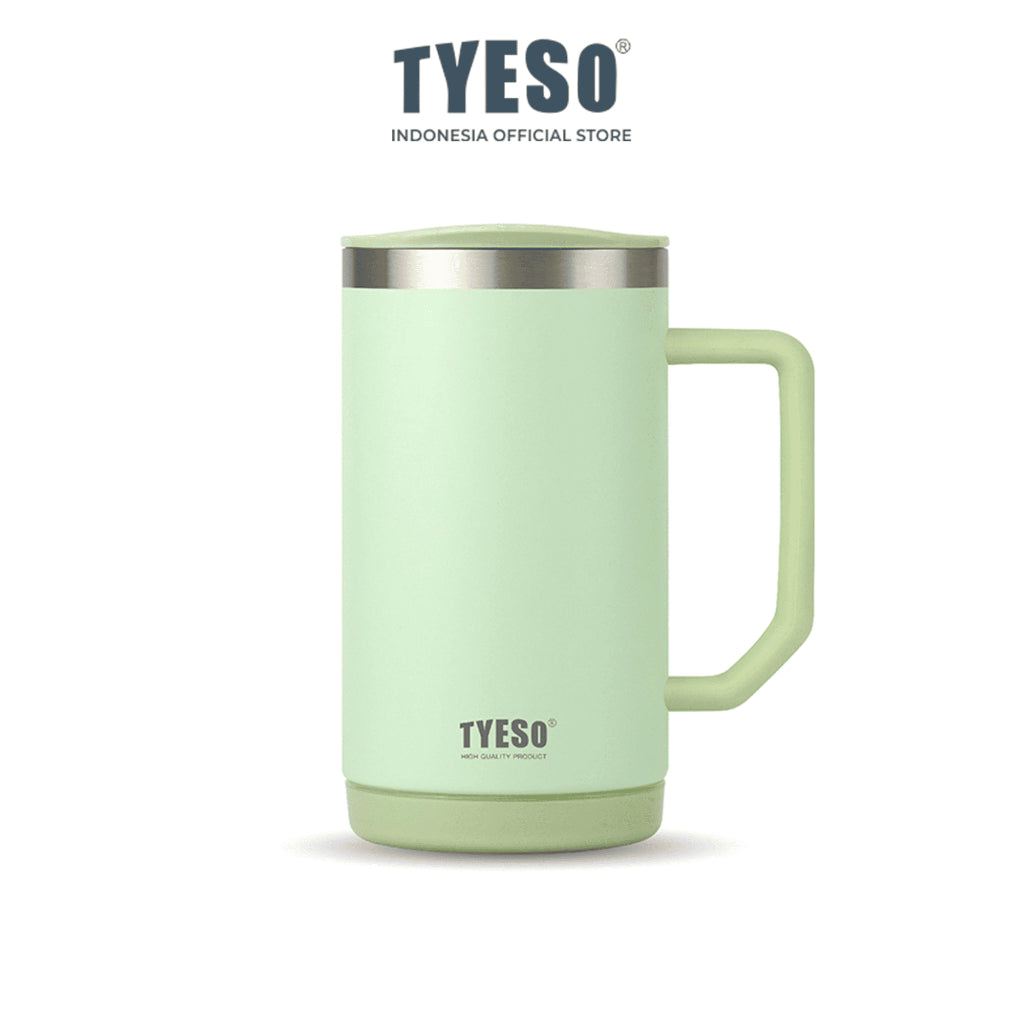 Tyeso CASK 710ml 2.0 Mug Kantor Stainless Steel Vacuum Insulated TS-02702 Tumbler Gagang Anti Panas