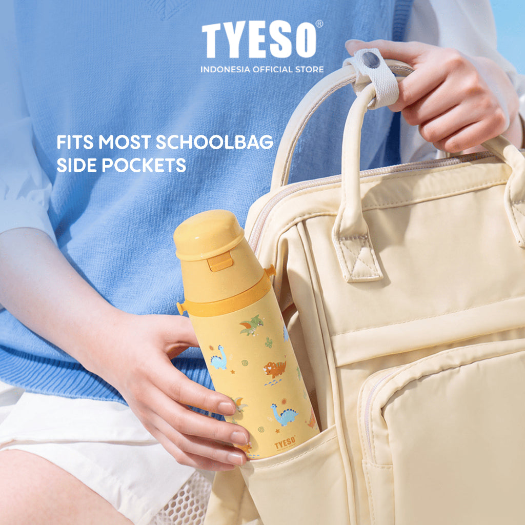 Tyeso TS-01-02805 Wonderland Vacum Insulated Kidz Bottle 600ml Stainless Steel BPA FREE 20 Oz