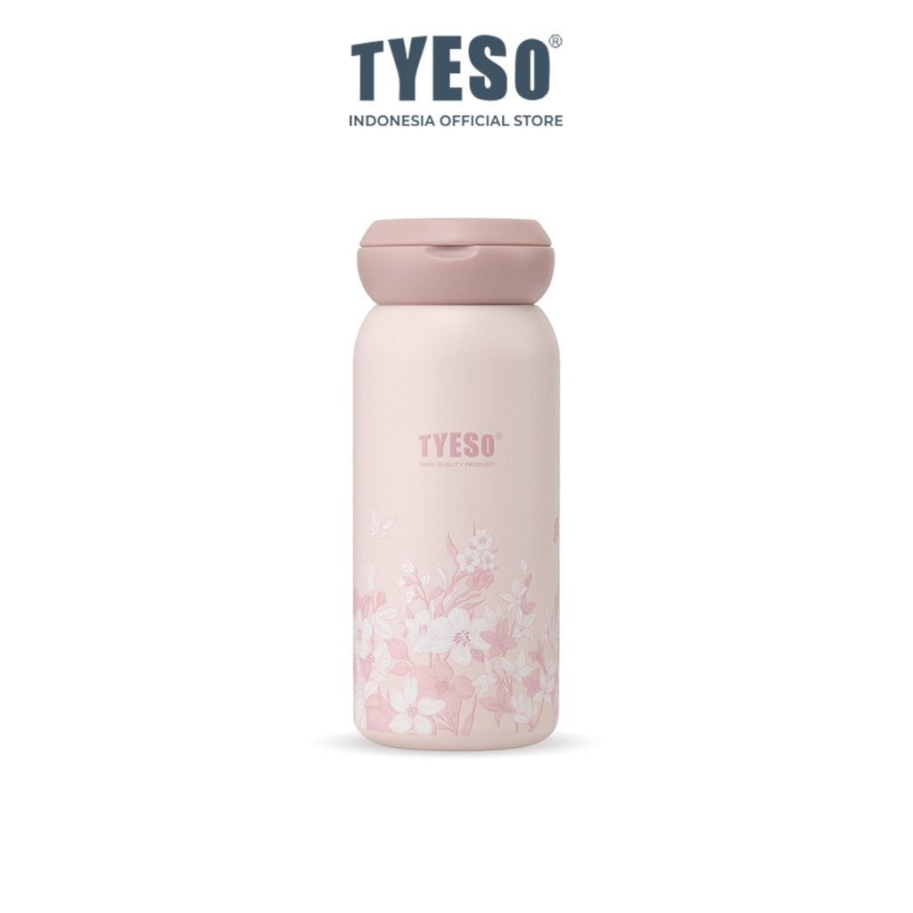 Tyeso Tumbler Mini 280ml Orbit Loop TS-01-02807 Botol Minum Stainless Steel Anti Bocor Tahan Panas Dingin Handle Lipat BPA Free