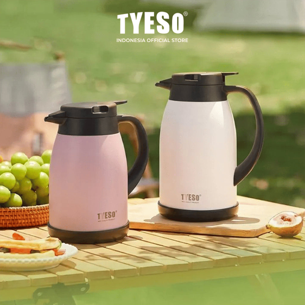 Tyeso TS-0102504 Haven home Vacuum Insulated Pot 2500ml Stainless Steel BPA FREE 85 Oz