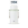 Tyeso Tavo Food Jar 1000ml TS-02602 Wadah Makanan Vacuum Stainless SUS316 Panas Dingin Anti Bocor Gagang Lipat