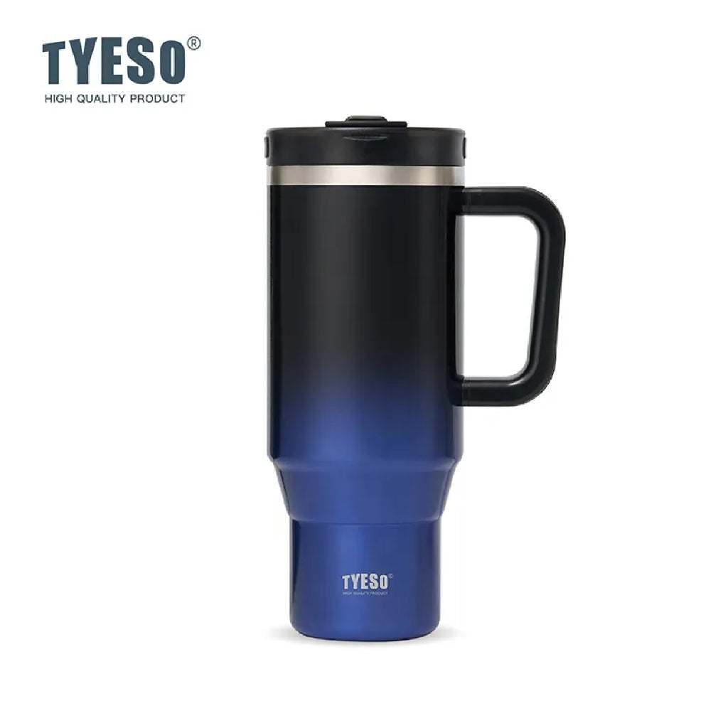 [ NEW PRODUCT ]Tyeso Aura Gradient Tumbler Handle Portable Stainless Coffee cup 1200 mL TS-01062 Thermos Cup Vacuum Insulated