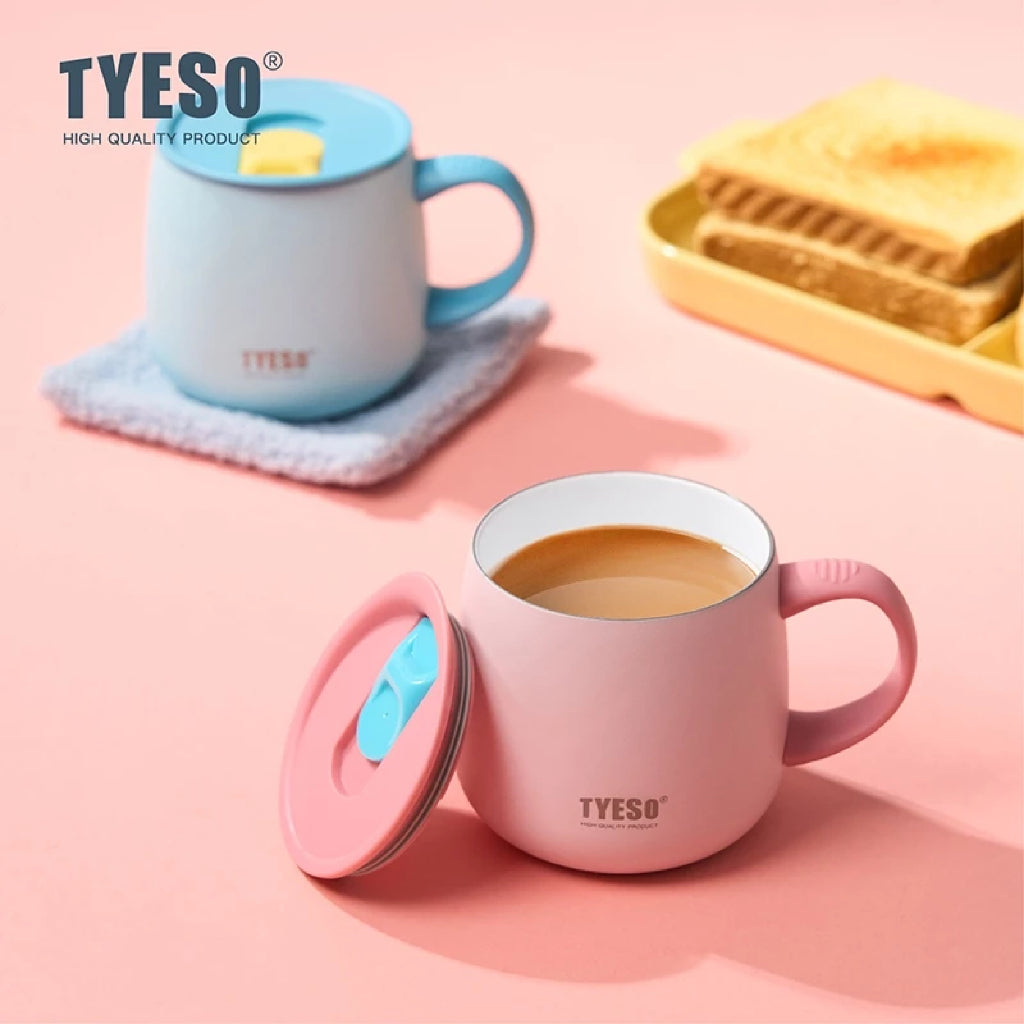 [NEW PRODUCT] Tyeso  Gelas 355 ml Stainless Steel Table Mug 304 Cangkir Kopi Insulated Coffee Cup TS-01043
