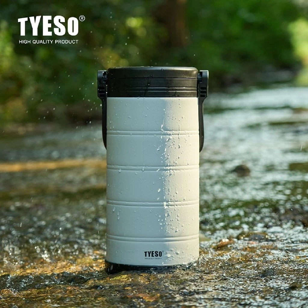 [ NEW PRODUCT ] Tyeso Cooler Bucket Portable 6.6 Liter Stainless Steel With Handle TS-01037 BPA FREE