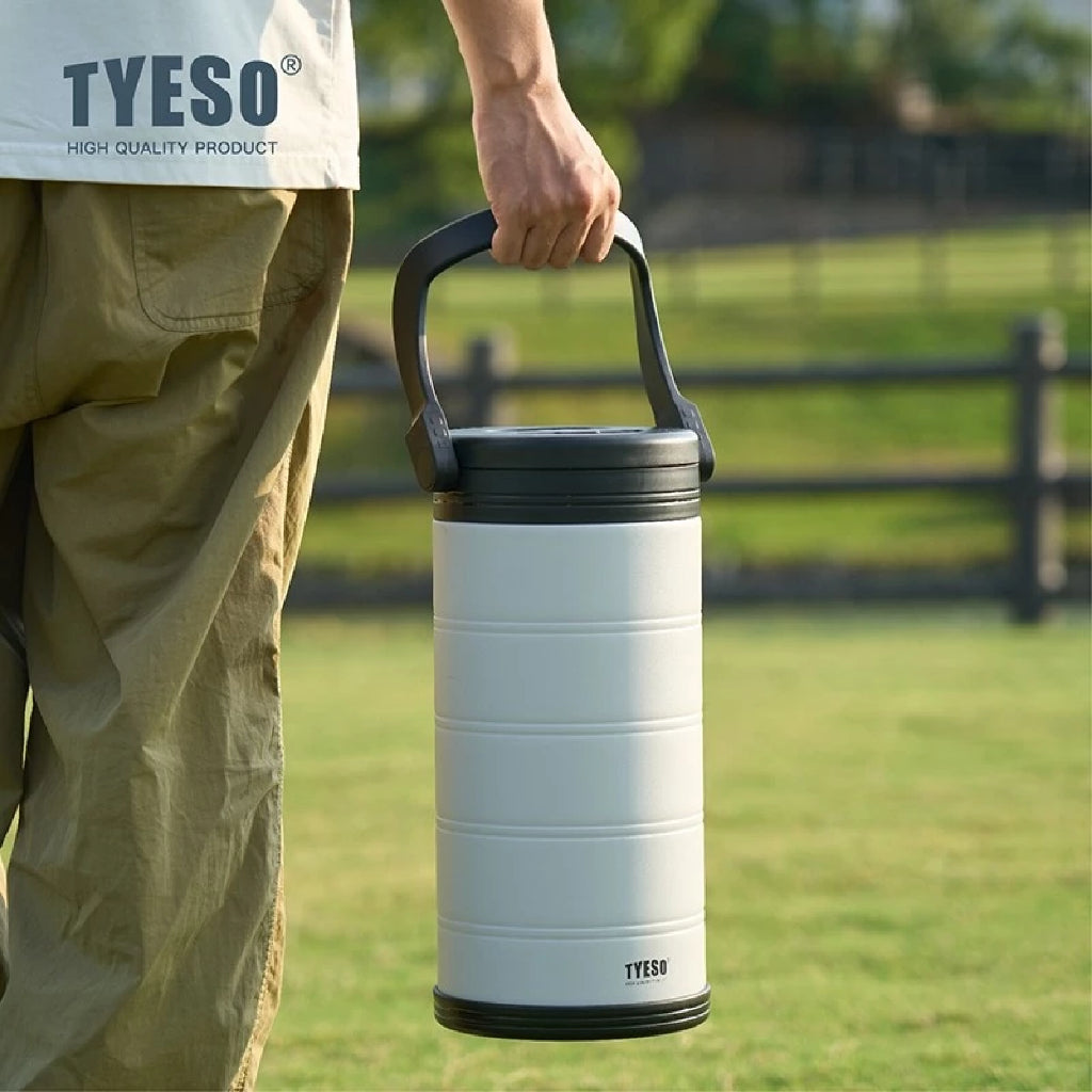[ NEW PRODUCT ] Tyeso Cooler Bucket Portable 6.6 Liter Stainless Steel With Handle TS-01037 BPA FREE