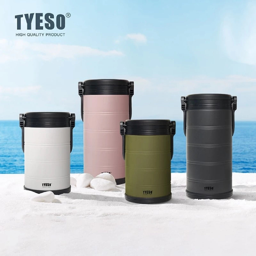 [ NEW PRODUCT ] Tyeso Cooler Bucket Portable 6.6 Liter Stainless Steel With Handle TS-01037 BPA FREE