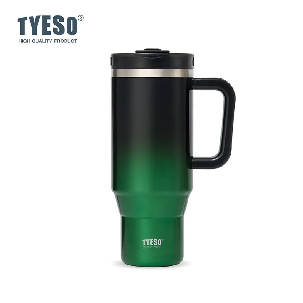 [ NEW PRODUCT ]Tyeso Aura Gradient Tumbler Handle Portable Stainless Coffee cup 1200 mL TS-01062 Thermos Cup Vacuum Insulated