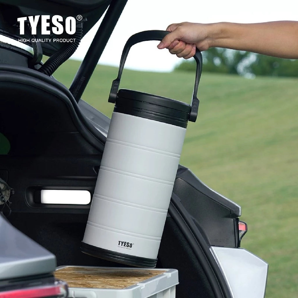 [ NEW PRODUCT ] Tyeso Cooler Bucket Portable 6.6 Liter Stainless Steel With Handle TS-01037 BPA FREE