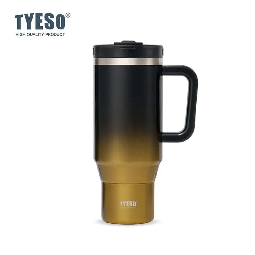 [ NEW PRODUCT ]Tyeso Aura Gradient Tumbler Handle Portable Stainless Coffee cup 1200 mL TS-01062 Thermos Cup Vacuum Insulated