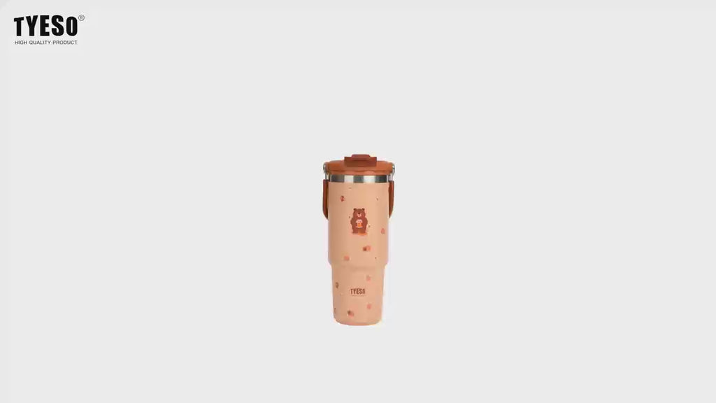Tyeso Roam Tumbler 900ml  TS-01024 Stainless Steel Animal Edition Double Vacuum Insulated BPA FREE 30 Oz