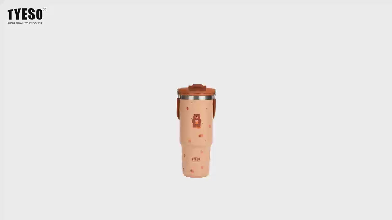 Tyeso Roam Tumbler 900ml  TS-01024 Stainless Steel Animal Edition Double Vacuum Insulated BPA FREE 30 Oz