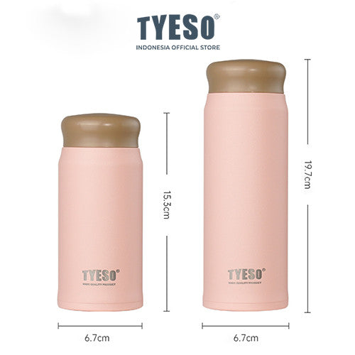 Tyeso Tumbler Botol Minum 500 ml Lightweight TS-8773B Vacuum Insulated Shaker Bottle BPA FREE 17 Oz