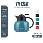 Tyeso Teko Teapot Tahan Air Panas Dan Dingin TS-8876 750mL BPA Free Stainless Steel