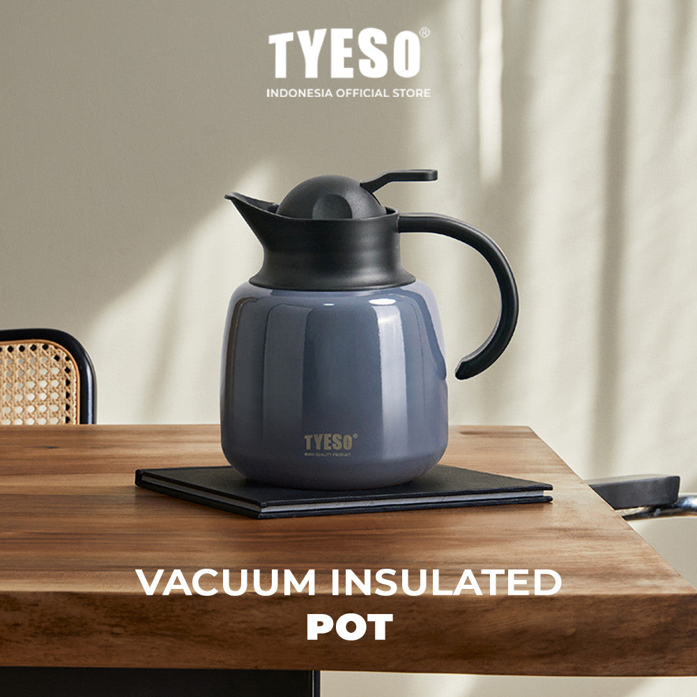 Tyeso Teko Teapot Tahan Air Panas Dan Dingin TS-8876 750mL BPA Free Stainless Steel