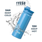 Tyeso Tumbler Botol Minum Stainless 1050mL TS-8724 Sports Vacuum Insulated BPA FREE 35 Oz