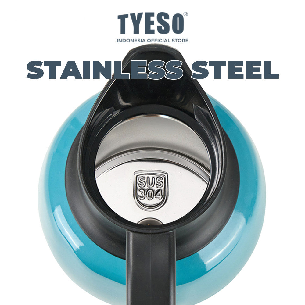 Tyeso Teko Teapot Tahan Air Panas Dan Dingin TS-8876 750mL BPA Free Stainless Steel