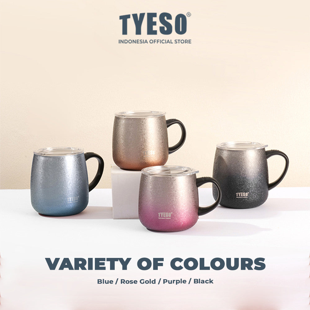 TYESO Coffee Cup Mug Botol Minum Gradasi 473 ML TS-8761 Stainless Stell Vacuum Insulated