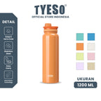 Tyeso Tumbler Botol Minum Stainless 1200mL TS-8725 Sports Vacuum Insulated BPA FREE 40 Oz