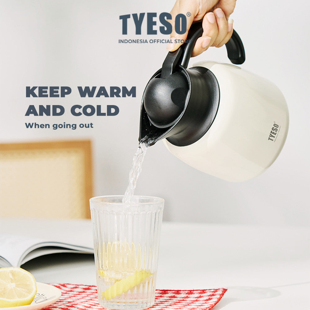 Tyeso Teko Teapot Tahan Air Panas Dan Dingin TS-8876 750mL BPA Free Stainless Steel