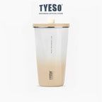 Tyeso Tumbler Gelas Kopi 470ml Botol Minum Portable TS-8854 Stainless Steel 19oz