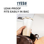 Tyeso Tumbler Gelas Kopi Gradasi Portable 600ml Stainless Steel Free Sedotan TS-8848 Original Resmi
