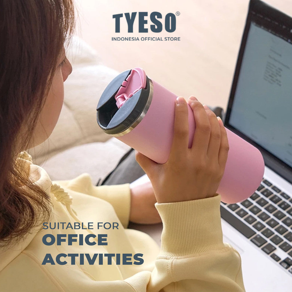 Tyeso Tumbler Botol Minum 750ml Thermos Cup Portable Stainless Steel BPA FREE 25 Oz TS-01028