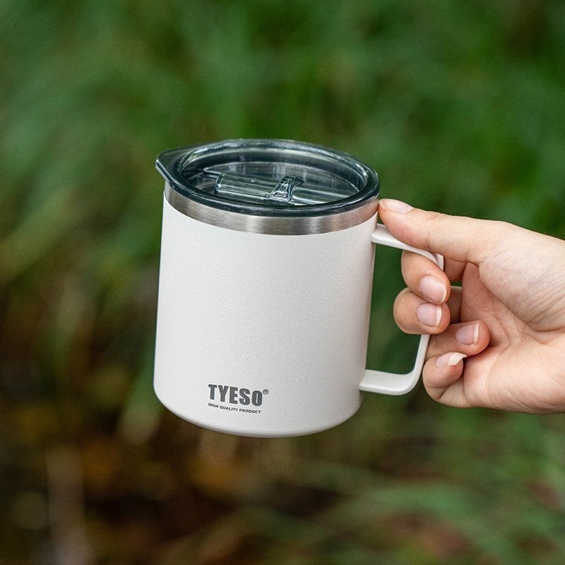 Tyeso Tumbler Gelas Stainless Steel 304 Cangkir Kopi 400ml TS-8789